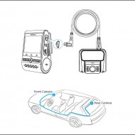 Viofo A129 Plus Araç Kamerası için Arka Kamera Kablosu 8 Metre