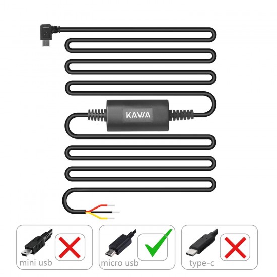 Kawa PT01 D5 / D6 / D10 / D11 Uyumlu Micro USB Park Modu Bağlantı Kiti