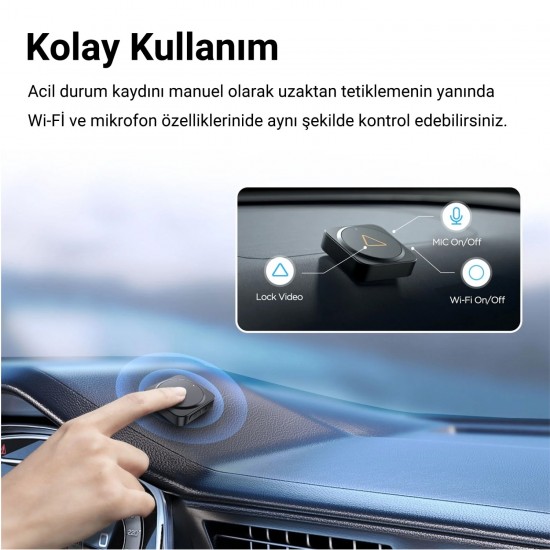 Viofo Tüm Kamera Serileri için BTR200 Kablosuz Bluetooth Uzaktan Kumanda