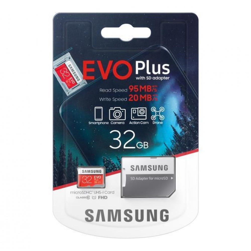 Карта памяти microsd samsung 32gb evo plus mb mc32ga ru пойдет ли видеорегистратор